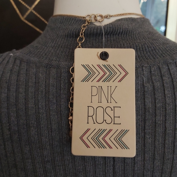 Cozy Grey Sweater Dress - Picture 4 of 5